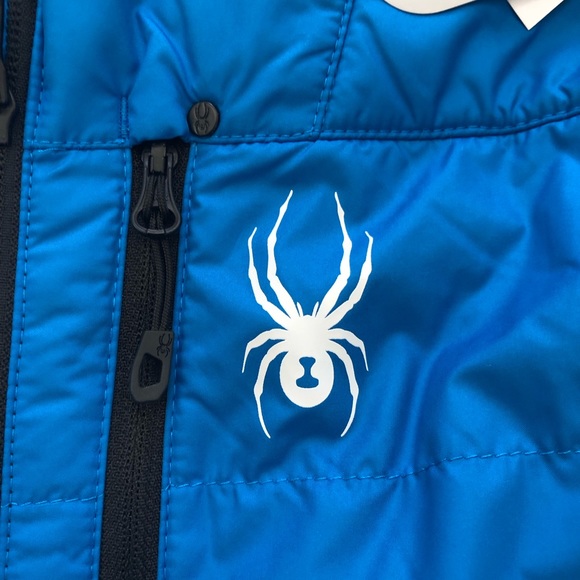 Spyder Men’s Glissade Blue Jacket - NWT size L - Picture 2 of 9
